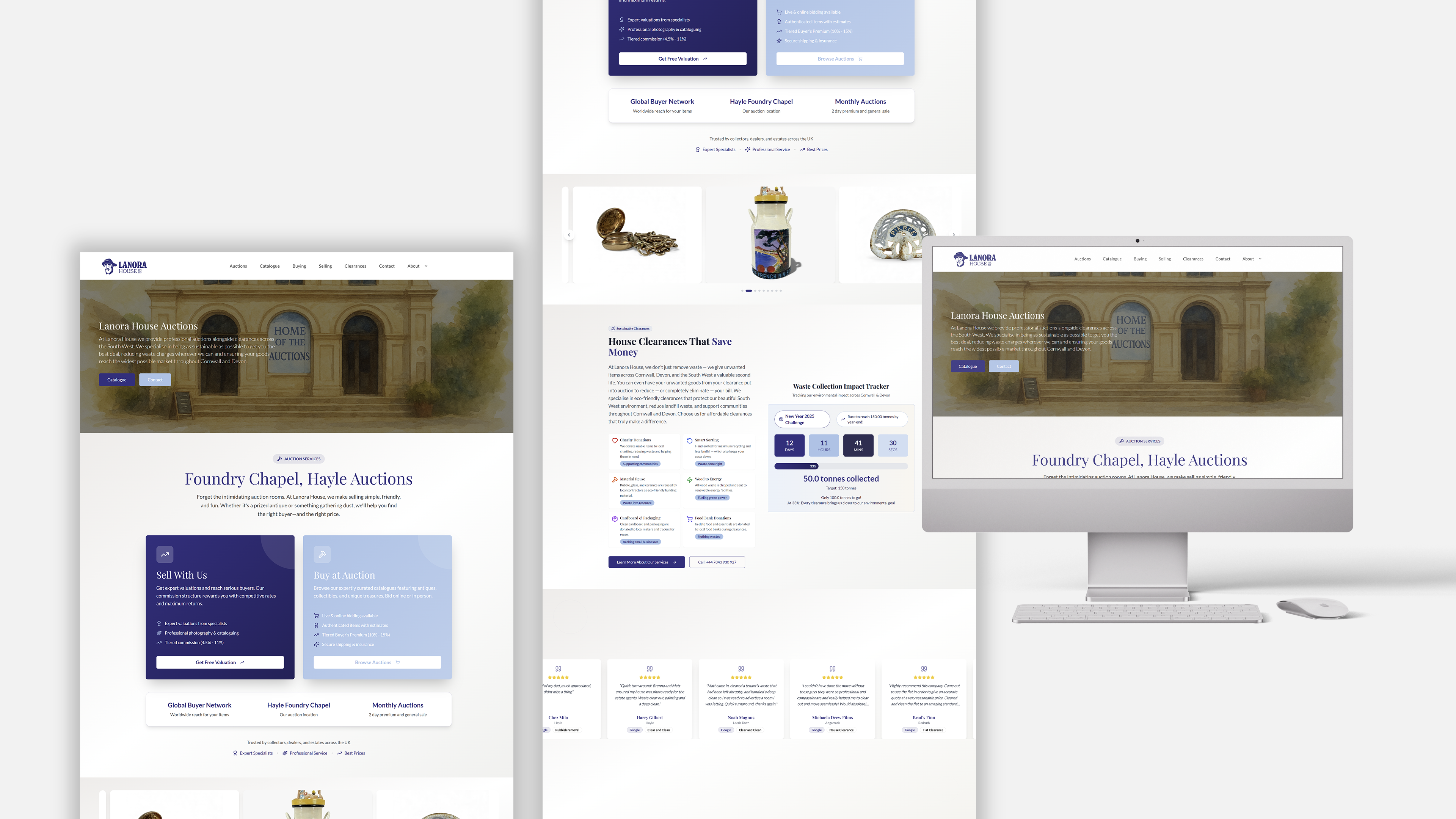 Lanora House hero mockup